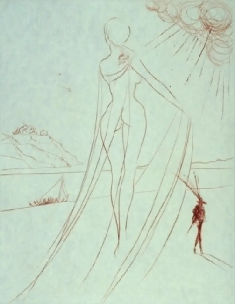 Drypoint Dali - Gala Assunta