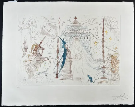 Etching Dali - Gala, mon seul desir