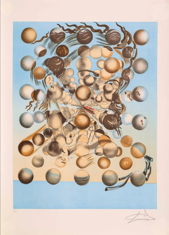 Lithograph Dali - GALATEA DES SPHÈRES