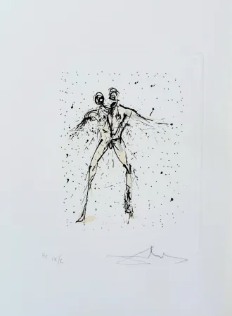 Engraving Dali - Gemini