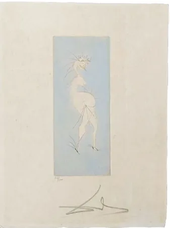 Drypoint Dali - Grotesque