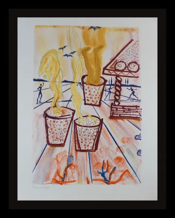 Lithograph Dali - Hans Christian Anderson The Girl Who Trod on The Loaf 