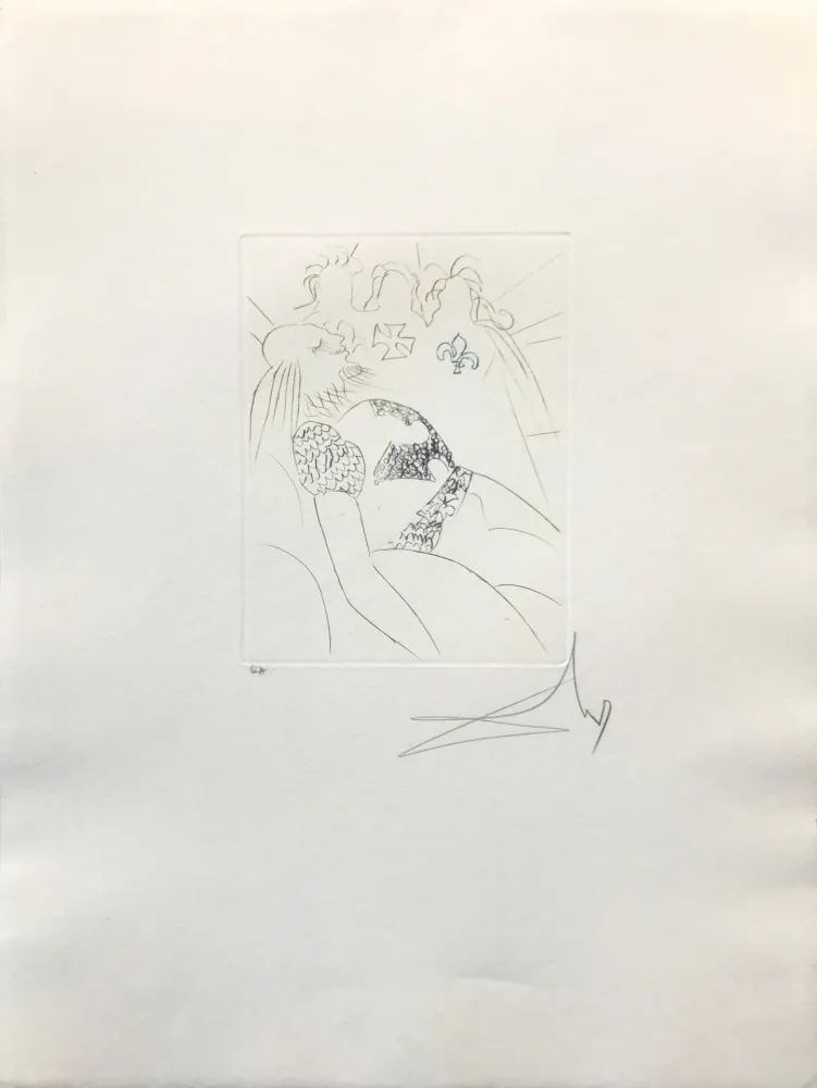 Etching Dali - HENRY IV