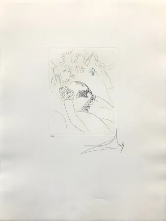 Etching Dali - HENRY IV