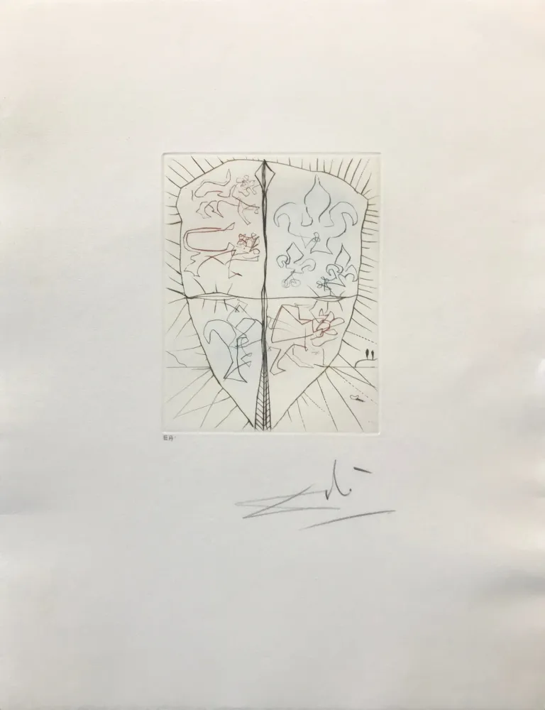 Etching Dali - HENRY V (B)