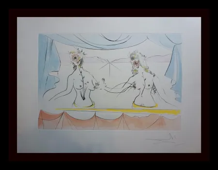 Etching Dali - Hommage a Albrecht Durer Renaissance