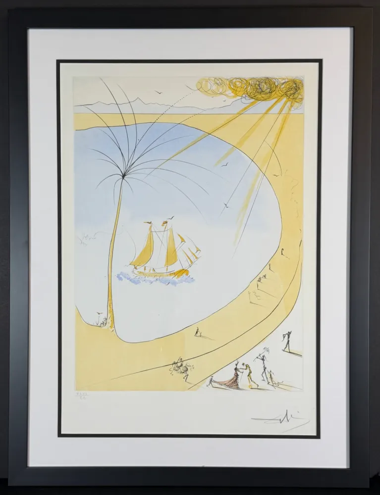 Etching Dali - Hommage a Picasso