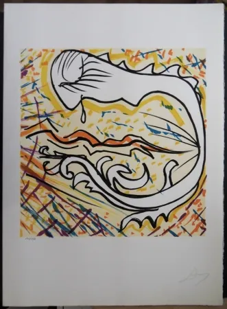 Lithograph Dali - Il sonno del Fede