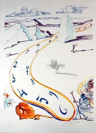 Etching Dali - Imaginations & Objects of The Future Melting Space Time