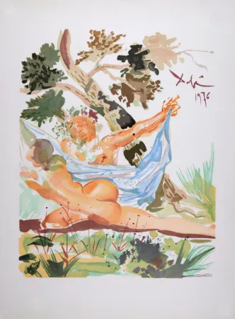 Lithograph Dali - Infidèle épouse de Menelas, c. 1979