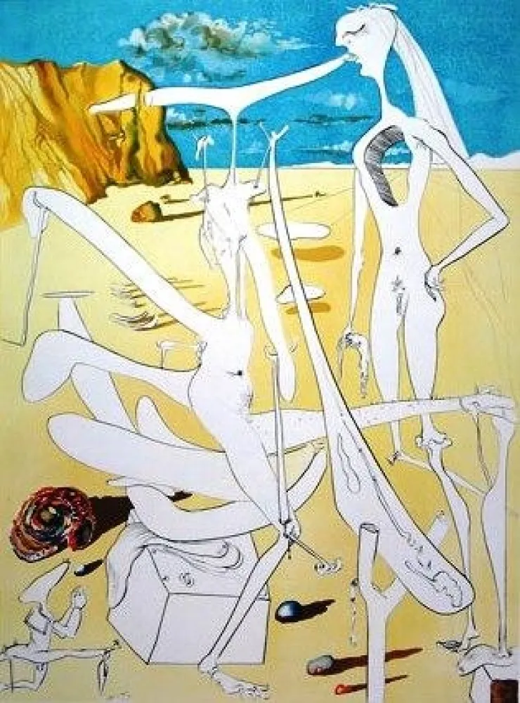 Etching Dali - Infraterrestrials