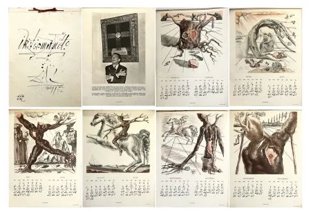 Illustrated Book Dali - INTERMUNDO. Calendrier pour 1956