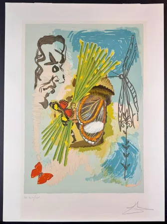 Lithograph Dali - Ivanhoe The Overseer