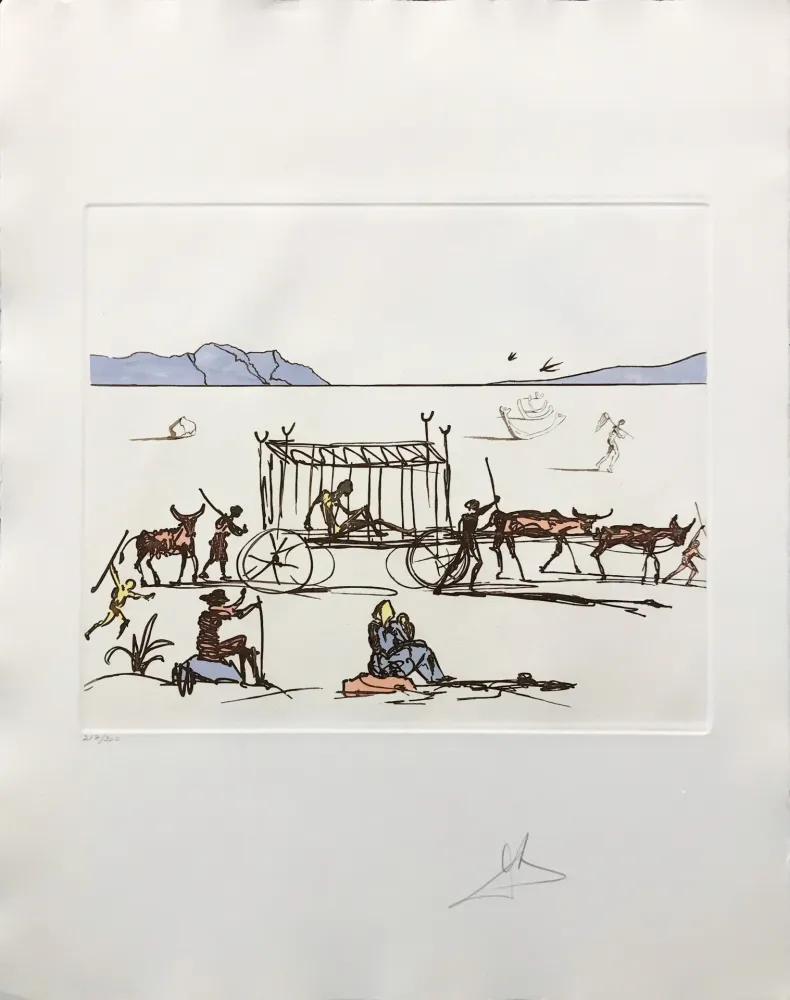 Etching And Aquatint Dali - JUDGEMENT