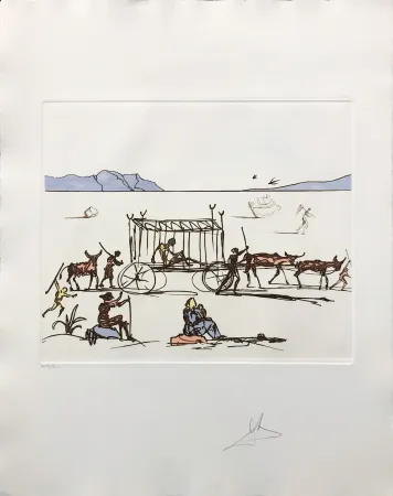 Etching And Aquatint Dali - JUDGEMENT