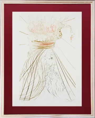 Engraving Dali - King Marc