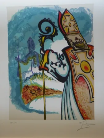 Lithograph Dali - KING RICHARD