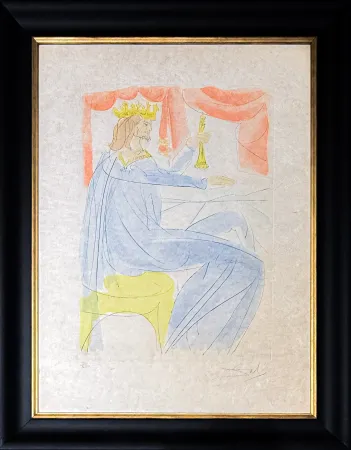 Drypoint Dali - King Solomon