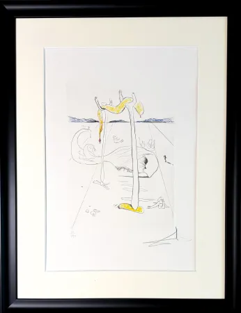 Drypoint Dali - La Béquille