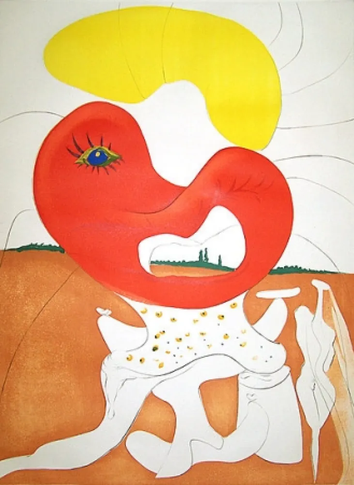 Etching Dali - La conquête du cosmos The blood of the Ying and Yang