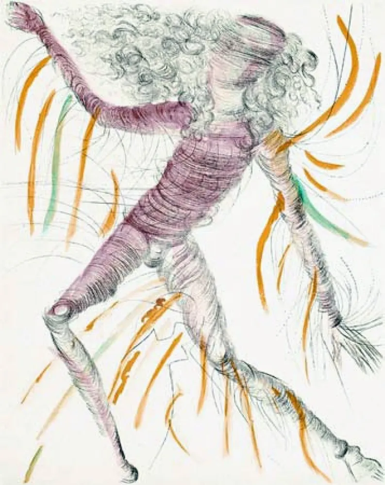 Etching Dali - La Cosmonaute (The Cosmonaut)