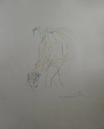 Engraving Dali - La Coupe Offerte