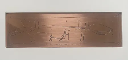 Etching Dali - La Cuillere aux Bequilles