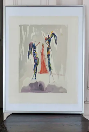 Woodcut Dali - LA DIVINE COMEDIE - Gloria
