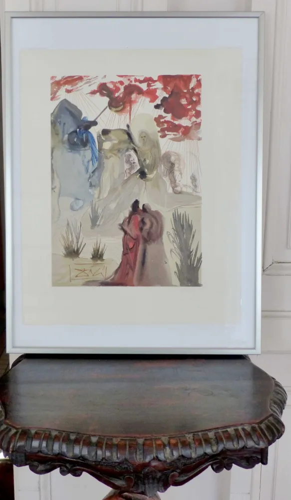 Woodcut Dali - LA DIVINE COMEDIE - La divine forêt