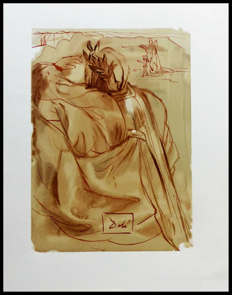 Woodcut Dali - LA DIVINE COMEDIE - L'annonce d'un grand évènement