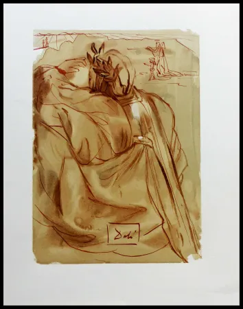 Woodcut Dali - LA DIVINE COMEDIE - L'annonce d'un grand évènement