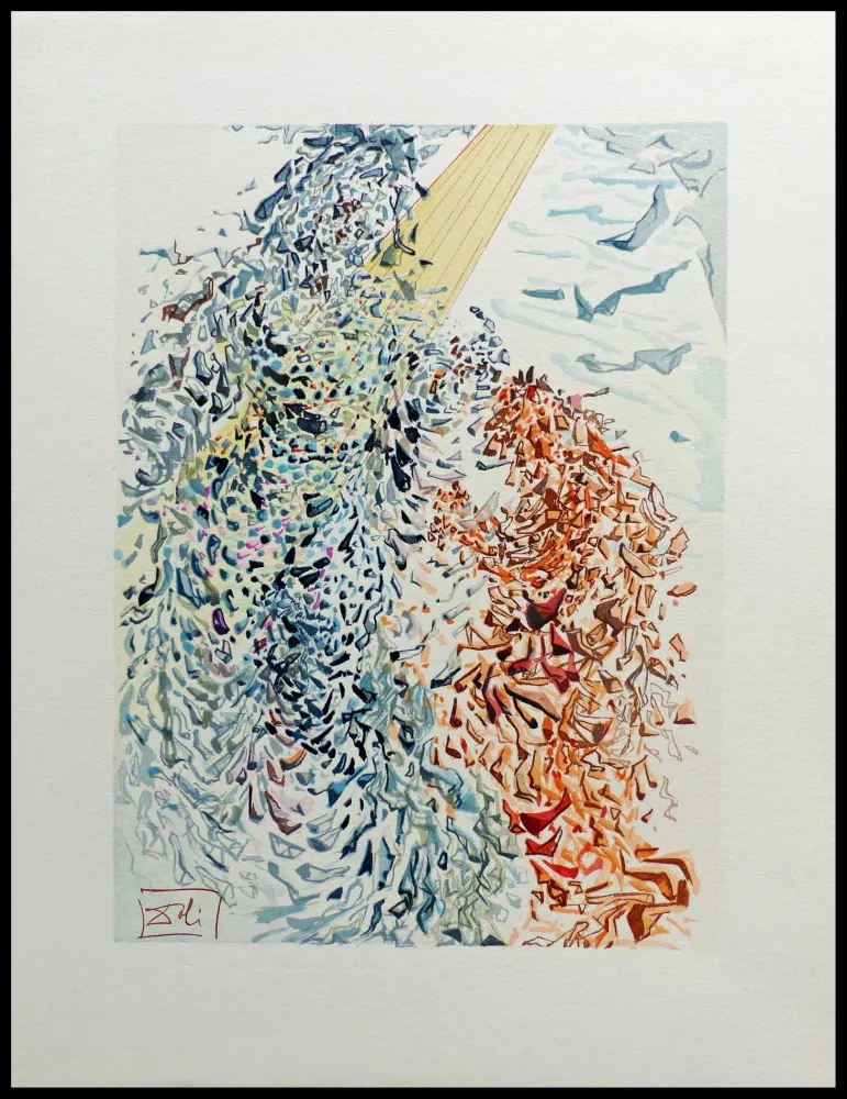 Woodcut Dali - LA DIVINE COMEDIE - Opposition