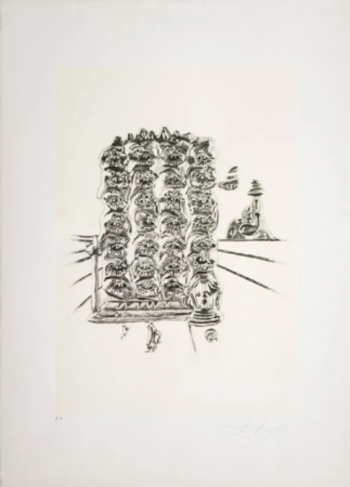 Lithograph Dali - La Genesi