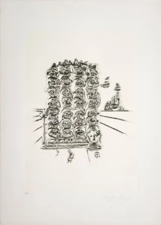 Lithograph Dali - La Genesi
