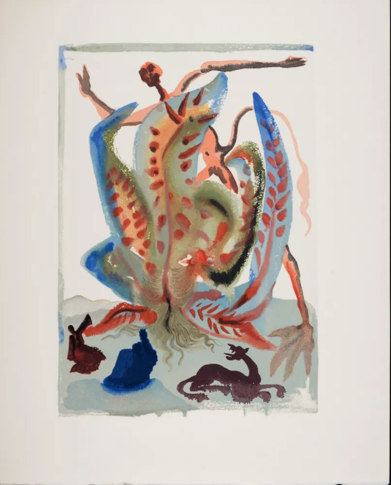 Lithograph Dali - La Gourmandise, 1963