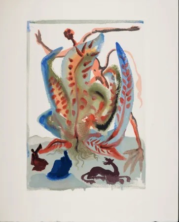 Lithograph Dali - La Gourmandise, 1963