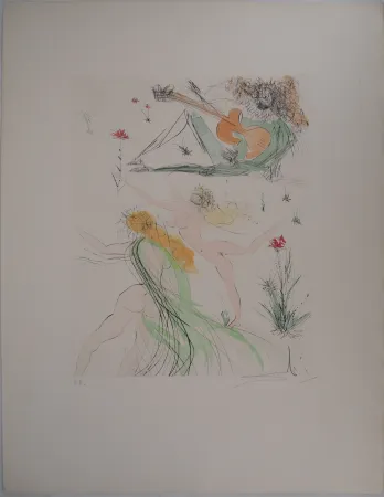 Etching Dali - La Joie de vivre