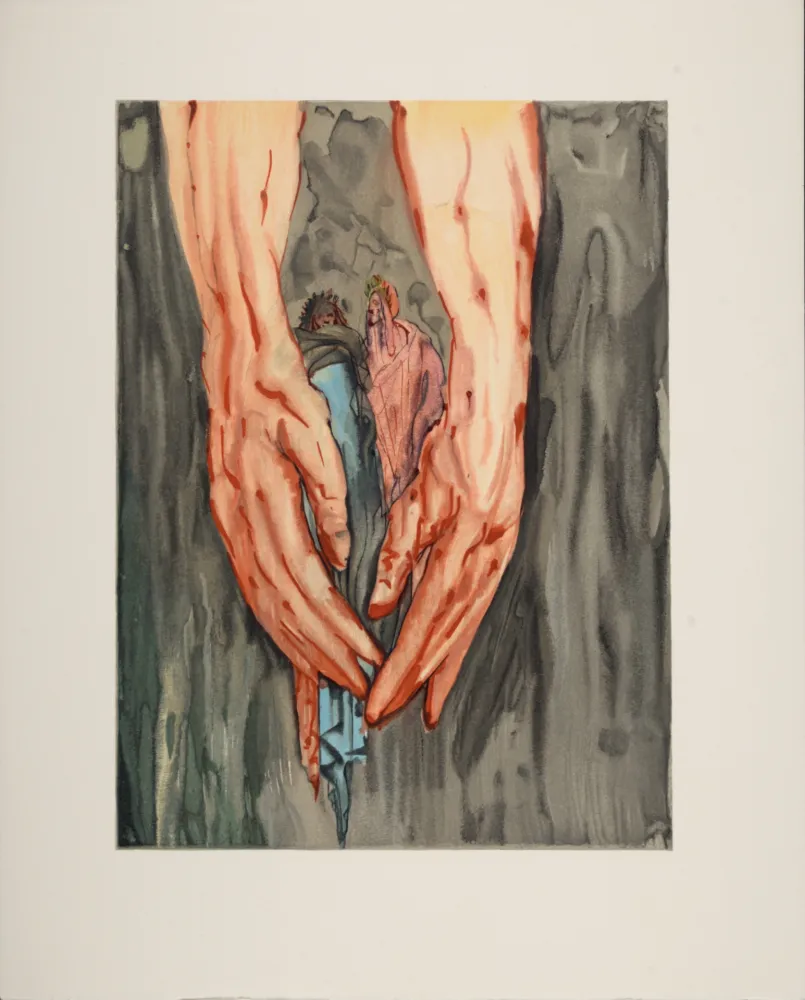 Lithograph Dali - La Montée de Géryon