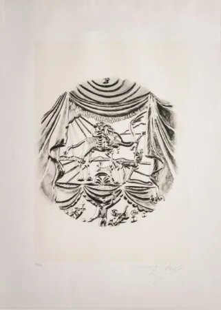 Lithograph Dali - La Recitazione