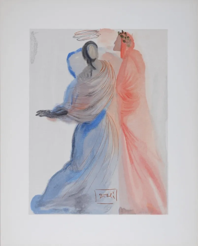 Lithograph Dali - La Splendeur de Béatrice