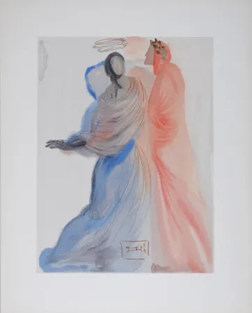 Lithograph Dali - La Splendeur de Béatrice