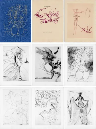 Illustrated Book Dali - LA VÉNUS AUX FOURRURES. Avec 20 gravures originales de Salvador Dali (1970)