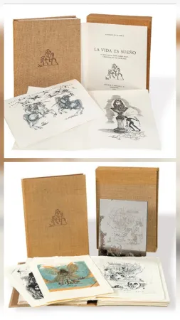 Illustrated Book Dali - La Vida es Sueño 1975 Deluxe edition 