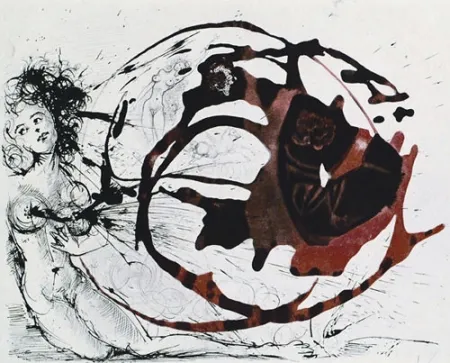 Etching Dali - La Voie Lactee (The Milky Way)