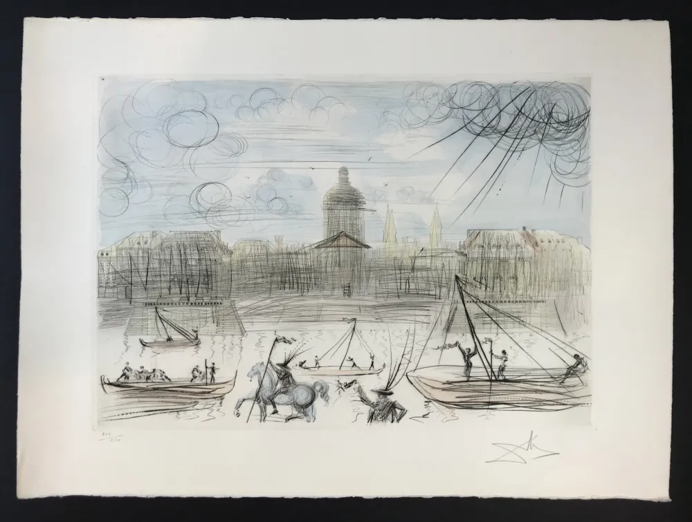 Engraving Dali - L'Académie de Paris