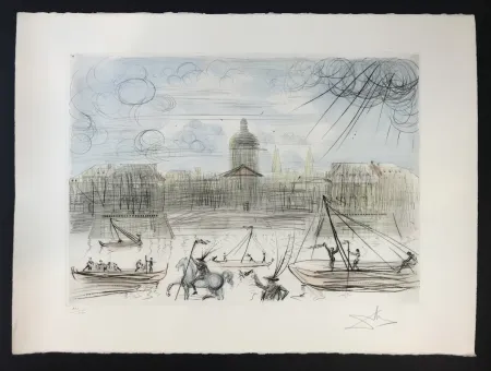 Engraving Dali - L'Académie de Paris