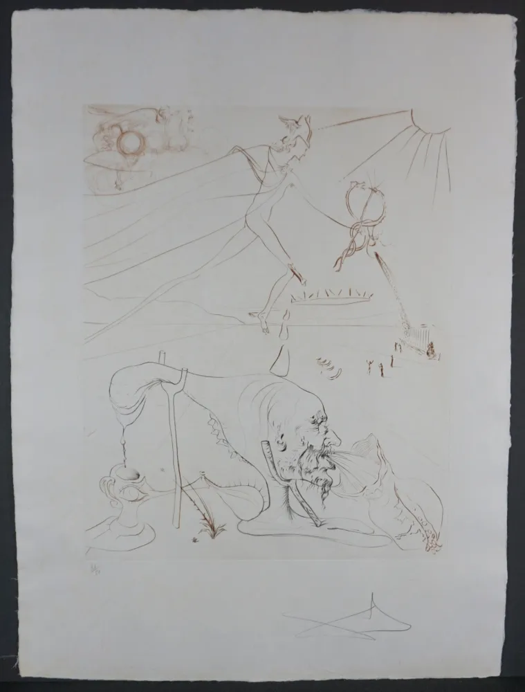 Etching Dali - L'Alchimie