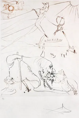 Etching Dali - L'Alchimie