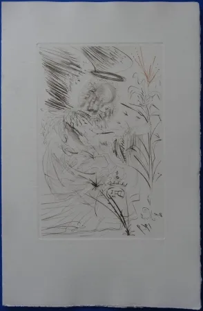 Engraving Dali - L'Ange