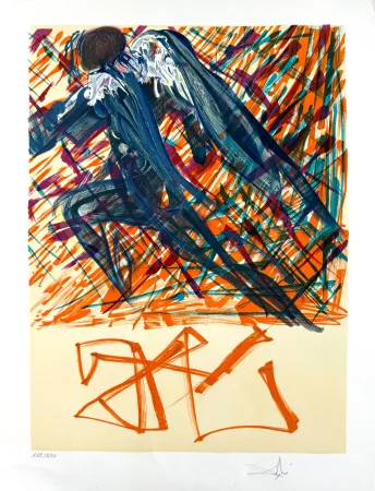 Lithograph Dali - L’arcangelo (The Archangel)
